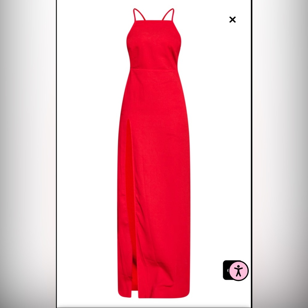 NWT Pretty Little Thing Red Maxi